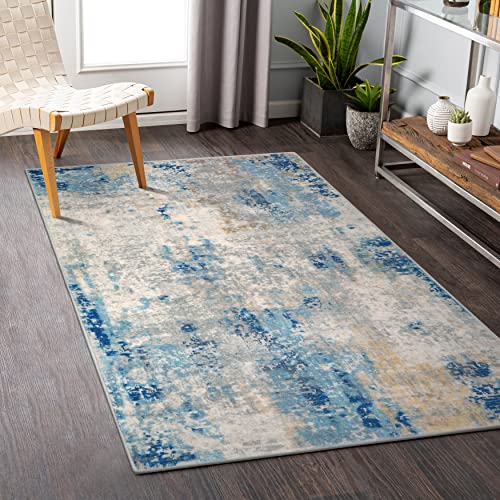 Lahome Modern Abstract Area Rug - 3x5 Washable Rug
