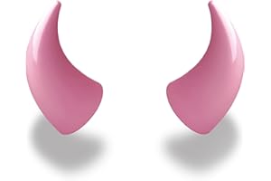 Helmet Flair MagNeatOhz Large Devil Horns for Helmet | Made in USA | Magnetic & Interchangeable Horns for Motorcycle, Bike & Ski Helmets - Pair