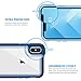 BENTOBEN iPhone Xs Case (2018), iPhone X Case, iPhone 10 Case, Slim Shockproof Hybrid Hard PC Clear Back Flexible TPU Bumper [Anti-Scratch] Protective Case for iPhone Xs/iPhone X / 10, Navy Blue