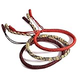 Okdeals Lucky Handmade Buddhist Knots Rope Bracelet - Tibetan Buddhist Handmade Bracelet