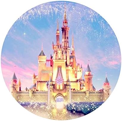 EVERMARKET Premium Expanding Stand Pop Grip Mount Holder Sockets for iPhone,Note 8,Smartphones and Tablets (Disney Castle Theme)