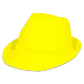 yellow gangster hat