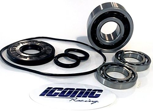 Iconic Racing Front Differential Gear Case Bearing and Seal Kit with Oring Compatible with 11-16 Polaris Ranger 570 900 1000