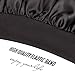 SATINIOR 4 Pieces Soft Satin Sleeping Cap Salon Bonnet Night Sleep Hat Hair Loss Cap (Solid Color Wide Band)