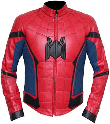 Red Smoke Spiderman Homecoming Peter Parker Jacket