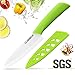 Ceramic Chef Knife, CUSIBOX Ultra Sharp Professional 6-Inch Ceramic Kitchen Chef's Knife with Sheath Cover (Green) …