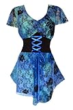 Dare To Wear Victorian Gothic Boho Women's Plus Size Sweetheart Corset Top
