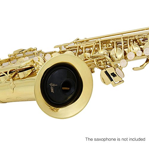ammoon Mute Silencer Light-weight ABS for Alto Saxophone Sax