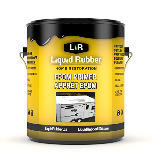 Liquid Rubber RV Roof Coating/Sealant 5 Gallon Kit - Includes RV Coating, 4" x 50' Seam Tape, EPDM Primer, Cleaner, Brushes, Rollers, and Gloves | Brilliant White - Thumbnail 3