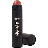 tarte Maneater Silk Stick Blush – Creamy Blendable Color for Cheeks & Lips with Diamond Powder for a Smooth, Hydrated, Natural Finish, Vegan & Cruelty Free