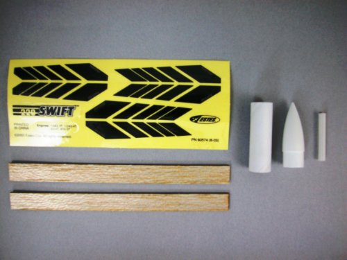 Estes 0810 220 Swift Rocket-Building Kit, Intermediate Flying-Rocket-Model Kit for Ages 10+
