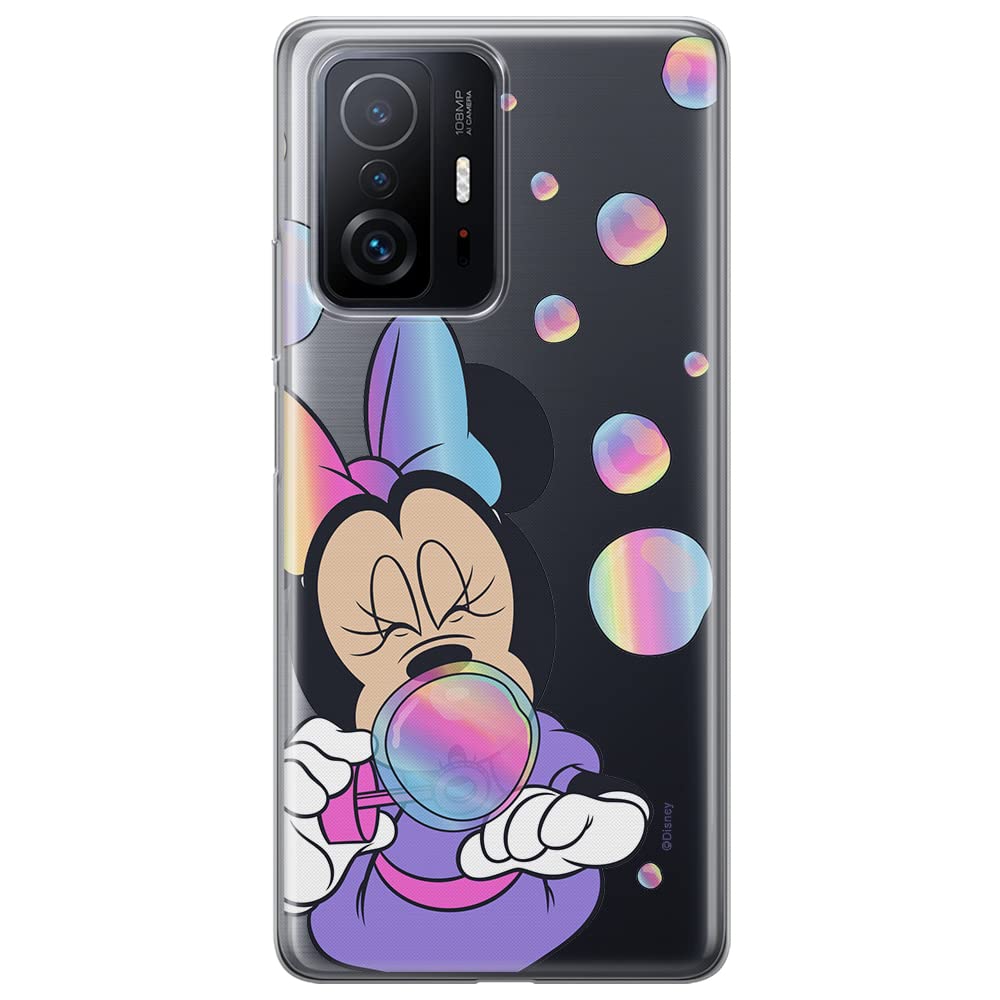 ERT GROUP mobile phone case for Xiaomi 11T 5G / 11T PRO 5G original and officially Licensed Disney pattern Minnie 052 optimally adapted to the shape of the mobile phone, partially transparent