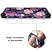 Hocase Galaxy S9 Plus SM-G965 Case, Heavy Duty Protection Shock Absorbent Silicone Rubber+Hard Plastic Hybrid Dual Layer Protective Phone Case for Samsung Galaxy S9 Plus 2018 - Violet Flowers