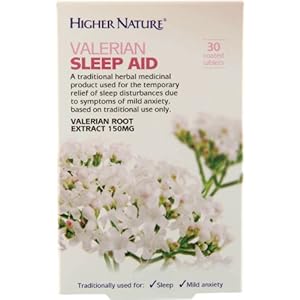 Higher Nature Valerian Sleep Aid – 30 Coated Tablets