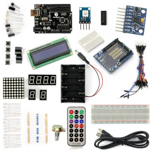 Buy SainSmart UNO R3 Starter Kit With 19 Basic Arduino Tutorial ...