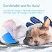 Honfill Pet Grooming Glove, Breathable Pet Hair Remover Mitt, Efficient Pet Deshedding Brush, Gentle Pet Washing Massage Tool Excellent for Dogs&Cats Short or Long Fur Five Finger Design, One Pair