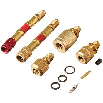 Robinair 16301 Low Side Tank Adapter - 1/2 Acme Female X Low Side R-134A Male Coupler, Gold In - Foto 14