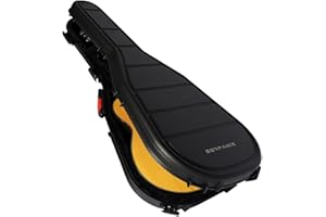 GORPANIX Polypropylene Hard Shell Ultra-Safe 41" 42" Acoustic Guitar Case for Road & Flight, Stackable, Crushproof, Waterproof, Professional Gear for Bands, Touring, Multi-Instrument, Bulk Logistics