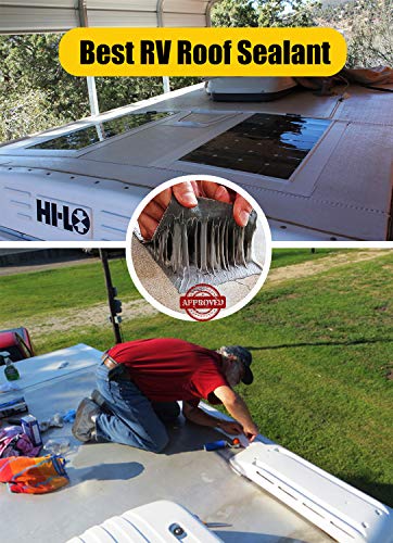 JXSELECT RV Sealant Tape, 4" x 50' RV Roof Repair Tape White RV Seal Tape - UV Resistant & Weatherproof RV Roof Tape to Repair Leaks and Seal Roof Openings,Roof Seams,Window Seams and More - Thumbnail 3