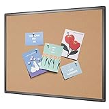 VIZ-PRO Cork Notice Board, 36 X 24 Inches, Cork