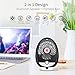 Qoosea USB Desk Fan Bluetooth Speaker Fan (3-Speed) Personal Handheld Fan Table Fan Battery Operated Fan Rechargeable Mini Quiet Small Fan Support TF 64GB with integrated Bluetooth Speaker(Black)
