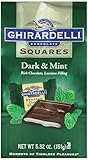Ghirardelli, Dark Chocolate With White Mint, 5.32 oz Bag