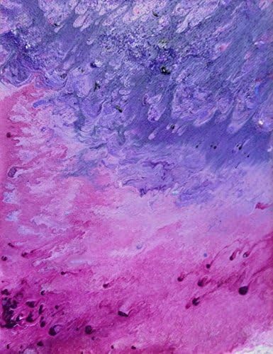 Raining Meteorites - Original Acrylic & Fine Pumice Gel on Panel Canvas 10" X 8" (Frame 14" X 11" X 5/8")