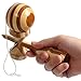 Ingooood Kendama USA Natural Tama Deluxe Pro Toy Catch Game with Extra String and Carrying Holster Including a Beautiful Gift Box