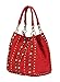 Scarleton Studded Style Handbag H120110 - Red