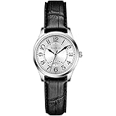 Szaikyri Classic Watch for Women with Easy Read Time Arabic Numerals Ladies Watch with Calendar Water Resistant