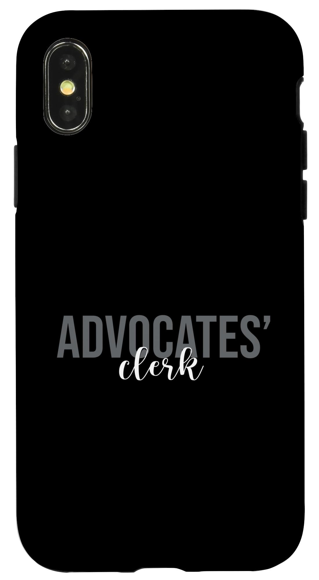 iPhone X/XS Advocates' Clerk Law Clerk Case
