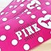20 VS Pink Polka Dot Bottle Labels