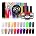 Lagunamoon Gel Nagellack – UV/LED-Gel, Farbe Weiß & Schwarz, 8 Ml, Für Langanhaltende Maniküre