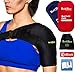 BODY HELP Shoulder Brace Support with Pressure Pad + Hot Cold Reusable Pack for Immediate Pain Relief + Bag + Ebook + Instructions Best Wrap for Rotator Cuff, Dislocated AC, Sprain, Soreness, Bursitis