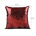 ROZKITCH Sequin Home Decor Pillow Cover Nicolas Cage Pattern Throw Pillow Case Sofa Cushion Cover 15.7