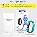 LETSCOM Fitness Tracker, Fitness Tracker Watch with Slim Touch Screen and Wristbands, Wearable Activity Tracker as Pedometer Sleep Monitor,Green for Android and iOS
