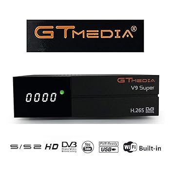 GTMEDIA V9 SUBPRE DVB S2 Satelitaler Fernsehempfänger Digital-Decoder H.265 Soporte 1080P Voller HDTV PowerVu Biss Newcara CC