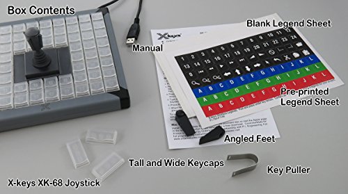 X-keys Three Axis USB Precision Joystick (68 Keys, XK-68 Joy)