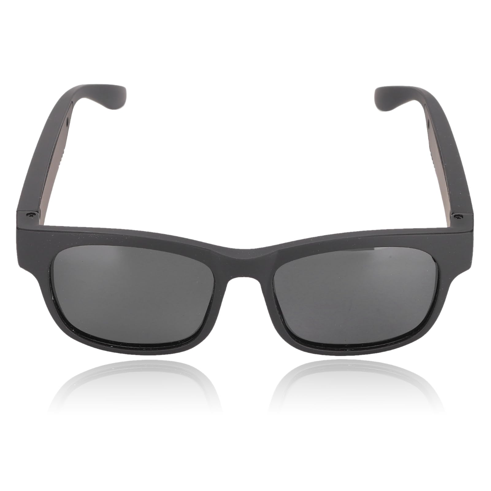 Dpofirs Smart Glasses for Men and Women, Wireless Bluetooth Music Sunglasses Stereo Handfree Headphone for Mobile Phones and Tablets(glamour black)