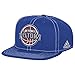 adidas NBA Detroit Pistons Men's Lights Out Flat Brim Snapback Cap, One Size, Fashion