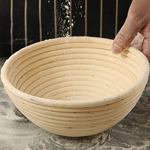 Bread Proofing Baskets 10 inch Round Dough Rising Rattan Bread