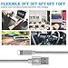 iPhone Charger MFi Certified Lightning Cable,5 Pack(3/3/6/6/10FT) Extra Long Nylon Braided USB Charging&Syncing Cord Compatible with iPhone Xs/XR/XS Max/X/7/7Plus/8/8Plus/6S/6SPlus/5se/5s/5(Gray)