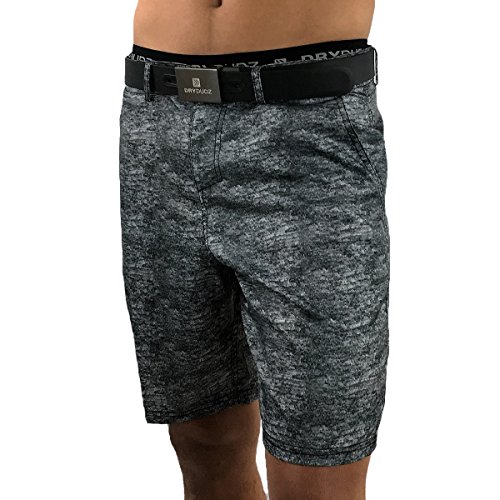 Dry Dudz Men's Hydro Tech Compression Short Gray-XL