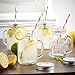 bulk buys Kole Imports Mason Jar & 1 Liter Carafe Beverage Set with Straws