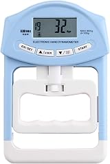 Yuehuamech Digital Hand Dynamometer Grip Strength Meter 198Lbs/90Kgs LCD view 6