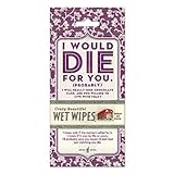 BlueQ I Would Die For You Wet Wipes