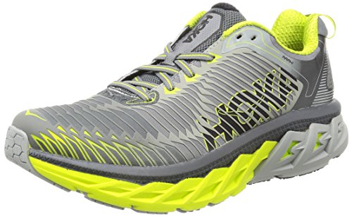 Hoka One One Men's Arahi Stability Shoe (10.5, Cool Grey/Acid)