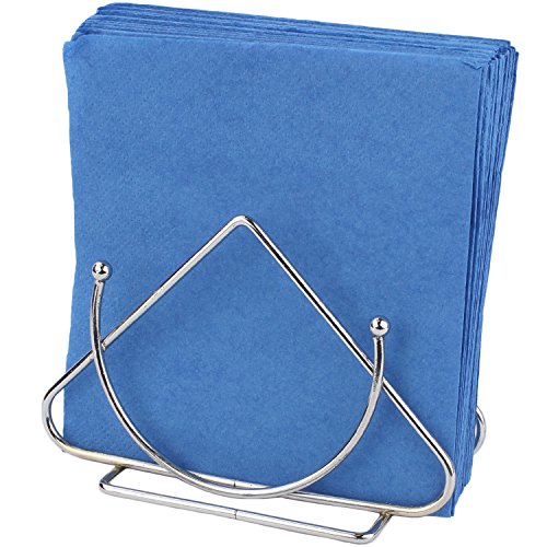 Chrome Wire Napkin Holder for Countertops Dining Picnic Tables by bogo Brands