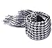 Shemagh Head Neck Scarf Tactical Military Arab Keffiyeh Desert Scarf Wrap 100% Cotton (Black&White)