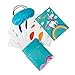MISS FANTASY Pin The Tail Party Games - 24 Reusable Horns - Unicorn Party Supplies, 21'' X 28'' Pin The Tail On The Unicorn Birthday Gift, Pin The Horn On The Unicorn Kids Birthday Party Game